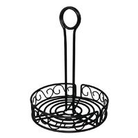 Olympia Wire Condiment Holder Black