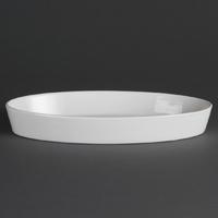 Olympia Whiteware Oval Sole Dishes 283 x 152mm Pack of 6