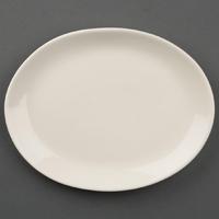 Olympia Ivory Oval Coupe Plates 202mm Pack of 12