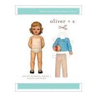 Oliver + S Childrens Easy Sewing Pattern After School Shirt & Pants