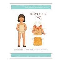 Oliver + S Girls Easy Sewing Pattern Badminton Skort, Top & Dress