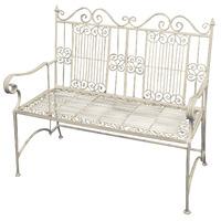 Old Rectory 2 Seater Bench in Cream