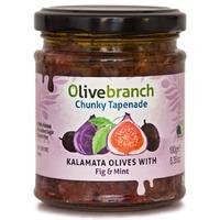 olive branch chunky tapenade kalamata olives with fig mint 180g