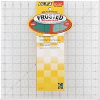 olfa frosted advantage non slip ruler the standard 12 12x12 12 231918