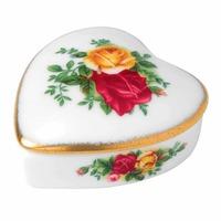 Old Country Roses Heart Box