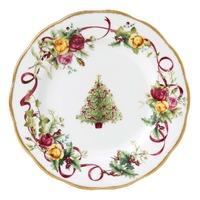 Old Country Roses Christmas Tree Plate 20cm