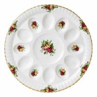 Old Country Roses Devilled Egg Dish