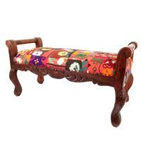 Old Suzani Patch 2-Seater Bench ...