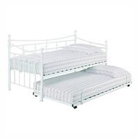 Olivia Metal Single Day Bed in White