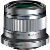 Olympus 45mm f1.8 M.ZUIKO Digital Micro Four Thirds lens - Silver