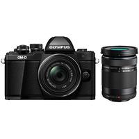 Olympus OM-D E-M10 Mark II Digital Camera with 14-42mm EZ Lens and 40-150mm Lens - Black