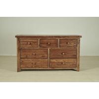 olde english oak chest of drawer 3 over 4 drawer