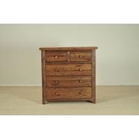 Olde English Oak Chest of Drawer - 3+2 Drawer