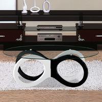 Olympia Black and White Coffee Table