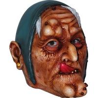 Old Witch Latex Scary Head Mask Halloween Horror Fun