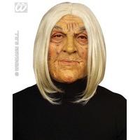 Old Jolie Mask With Wig for Hair Accessory Fancy Dress