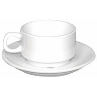 Olympia CB471 Stacking Espresso Cup, White (Pack of 12)