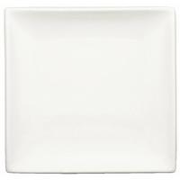 olympia u156 whiteware square plate white pack of 6