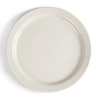 Olympia U840 Narrow Rimmed Plate, Ivory (Pack of 12)