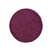 Olympia Shaggy Rug Plum 120cm Circle