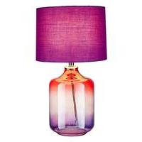 Oliver Ombre Table Lamp Plum