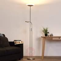 olivia dimmable led uplighter with reading light