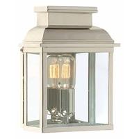 Old Bailey Solid Brass Outdoor Lantern, Polished Nickel