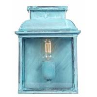 old bailey solid brass outdoor lantern verdigris