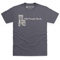 Old People Rock T Shirt