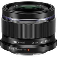 Olympus M.Zuiko Digital 25mm f/1.8 Lens F1.8 for Micro Four Thirds - Black