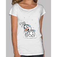 olaf frozen wide shirt