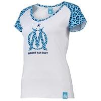 Olympique de Marseille Panther T-Shirt - White - Womens