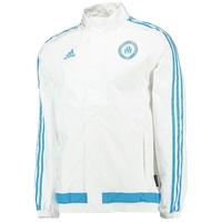 Olympique de Marseille Rain Jacket - Core White/Om Blue