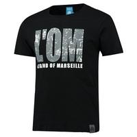Olympique de Marseille L\'OM Graphic T-Shirt - Black