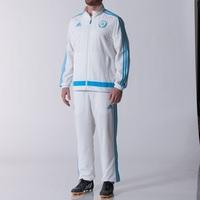 olympique de marseille presentation suit core whiteom blue