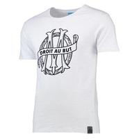 olympique de marseille lifestyle heritage t shirt white