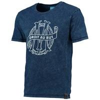 Olympique de Marseille Lifestyle Heritage T-Shirt - Washed Navy