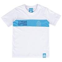 Olympique de Marseille Panel Fan T-Shirt - White - Boys