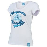 olympique de marseille olympienne t shirt white womens