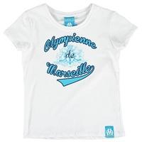 olympique de marseille olympienne t shirt white girls