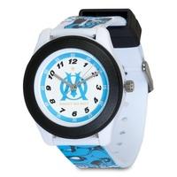 olympique de marseille skull strap plastic watch junior