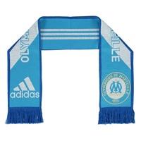 Olympique de Marseille 3 Stripe Scarf - Om Blue/Core White