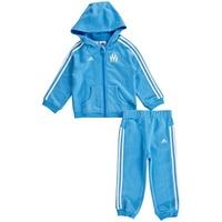Olympique de Marseille 3 Stripe Baby Jogger - Blue/Om Blue/Core White