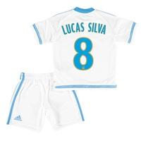 olympique de marseille home kit 201516 infants with lucas silva 8 prin ...