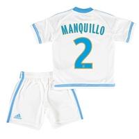 Olympique de Marseille Home Kit 2015/16 - Infants with Manquillo 2 printing