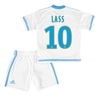 Olympique de Marseille Home Kit 2015/16 - Infants with Lassana Diarra 10 printing