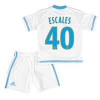 Olympique de Marseille Home Kit 2015/16 - Infants with Escales 40 printing