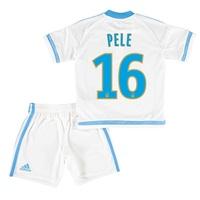 Olympique de Marseille Home Kit 2015/16 - Infants with Pele GK 16 printing