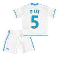 olympique de marseille home kit 201516 infants with diaby 5 printing