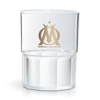 Olympique de Marseille Community Transparent 20cl Unbreakable Glass Pack of 6